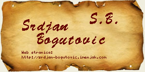 Srđan Bogutović vizit kartica